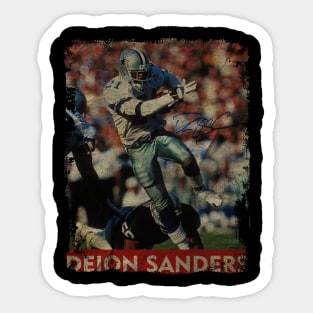 TEXTURE ART- Deion Sanders - RETRO STYLE 5 Sticker